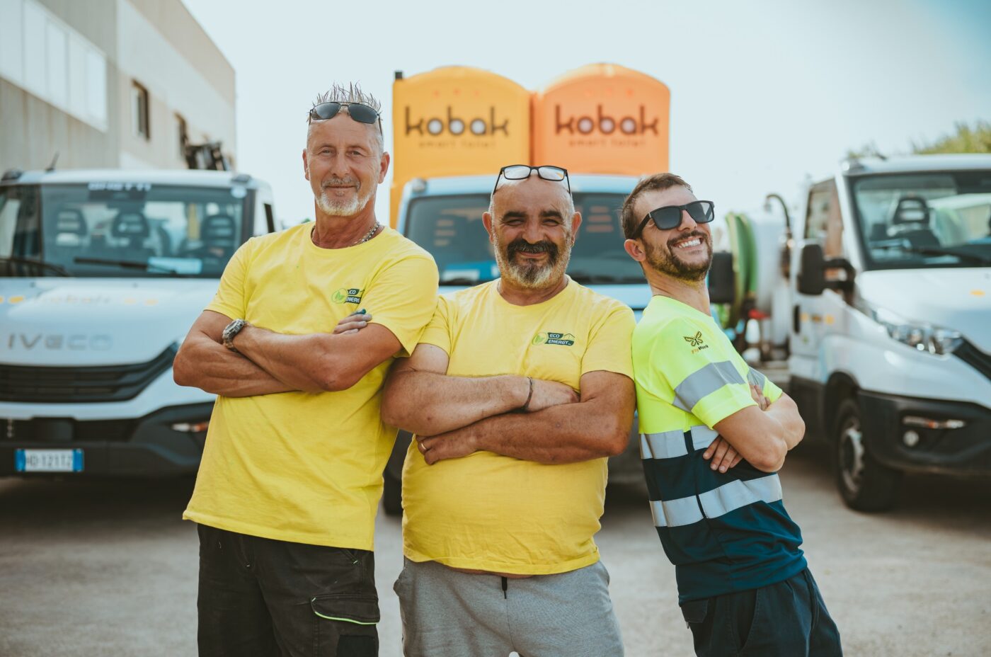 😎 Il team ufficiale EcoEnergy: tre fuoriclasse.